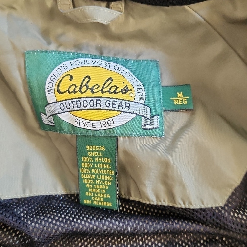 CABELA'S Gore-Tex Olive Green Hooded Winter Coat - Picture 12 of 15